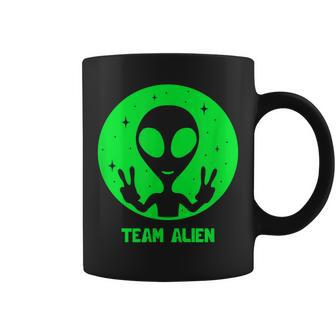 Alien Lover Men Women Kids Ufo Abduction Team Alien Coffee Mug | Mazezy