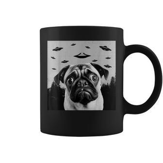 Alien Ufo Funny Pug Dog Lover Men Women Kids Coffee Mug | Mazezy