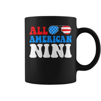 All American Nini American Flag 4Th Of July Patriotic Coffee Mug | Mazezy
