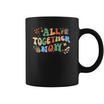 All Together Now Summer Reading 2023 Groovy Librarian Coffee Mug | Mazezy
