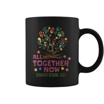 All Together Now Summer Reading 2023 Handprints And Tree Coffee Mug | Mazezy CA