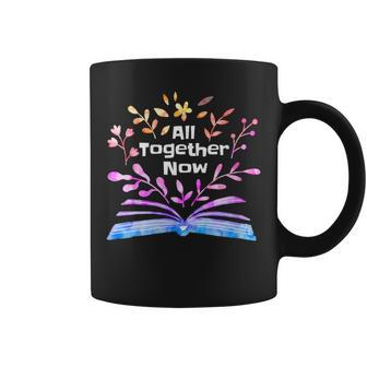 All Together Now Summer Reading 2023 Librarian Bookaholic Coffee Mug | Mazezy