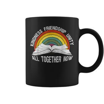 All Together Now Summer Reading 2023 Rainbow Book Lover Coffee Mug | Mazezy