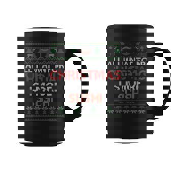 All Want For Christmas Is More Sushi - Ugly Christmas Coffee Mug - Thegiftio