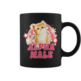 Alpha Male Cat Kitten Funny For Men Women Coffee Mug - Seseable