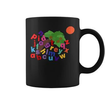 Alphabet Letters Boom Boom Tree Coffee Mug - Monsterry