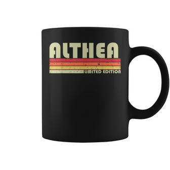 Althea Gift Name Personalized Retro Vintage 80S 90S Birthday 90S Vintage Designs Funny Gifts Coffee Mug | Mazezy CA