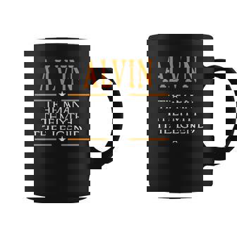 Alvin Name Gift Alvin The Man The Myth The Legend Coffee Mug - Seseable