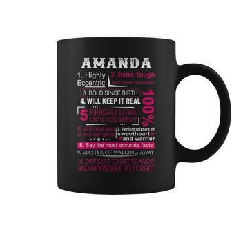 Amanda Name Gift 100 Amanda Coffee Mug - Seseable