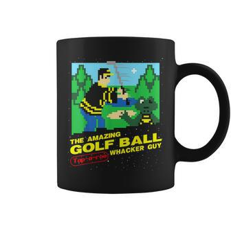 The Amazing Golf Ball Tap-A-Roo Whacker Guy Coffee Mug - Seseable