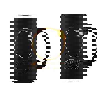 America Eclipse Checklist 40824 Total Solar Eclipse 2024 Coffee Mug | Mazezy