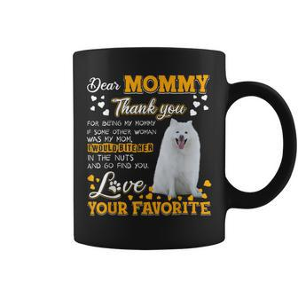 American Eskimo Dog Dear Mommy Thank You For Being My Mommy Coffee Mug - Monsterry