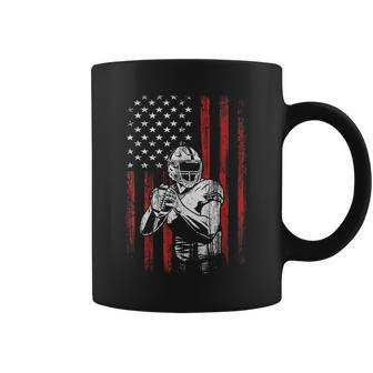 American Flag Football Team For Boys Coffee Mug | Mazezy