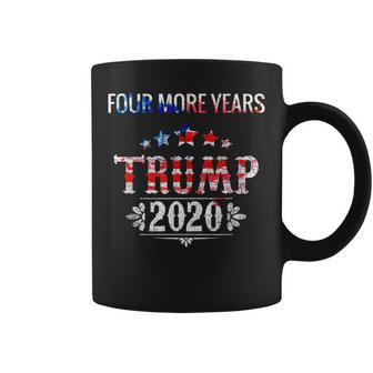 American Flag Four More Years Trump 2020 Coffee Mug - Thegiftio UK