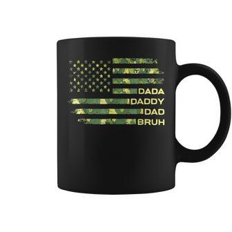 American Flag Usa Dada Daddy Bruh Fathers Day Coffee Mug | Mazezy