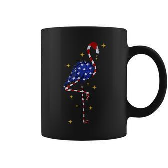 American Flamingo - Funny Patriotic Pink Bird Animal Patriotic Funny Gifts Coffee Mug | Mazezy
