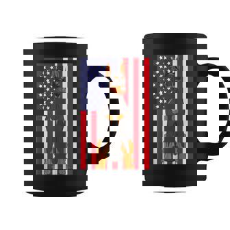 American Pride Dog Lover Us Flag Dog Owner Pet Doberman Coffee Mug | Mazezy