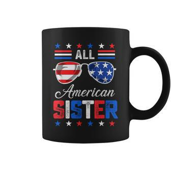 All American Sister 4Th Of July Usa Family Matching Outfit Coffee Mug | Mazezy