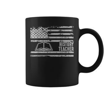 American History Teacher United States Flag Coffee Mug | Mazezy
