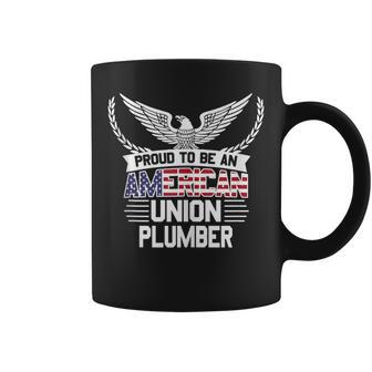 American Union Plumber Pride Coffee Mug | Mazezy