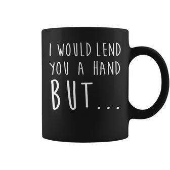 Ampu Humor Lend Hand Arm Funny Recovery Gifts Humor Funny Gifts Coffee Mug | Mazezy DE