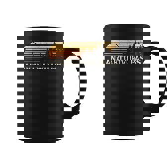 Anaktuvuk Pass Ak Vintage Evergreen Sunset Eighties Retro Coffee Mug | Mazezy