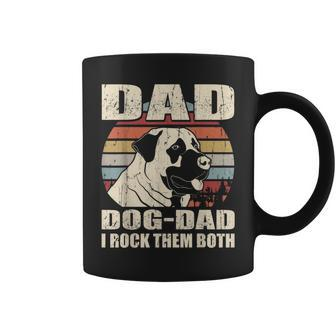 Anatolian Shepherd Dad And Dog Dad I Rock Them Both Vintage Coffee Mug | Mazezy CA