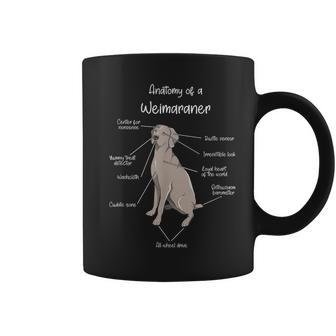 Anatomy Of A Weimaraner Dogs Mum Dog Coffee Mug | Mazezy
