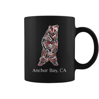 Anchor Bay Ca Native American Brown Grizzly Bear Coffee Mug | Mazezy