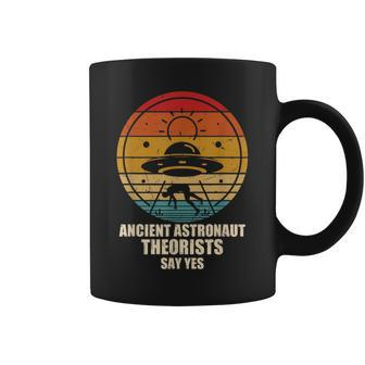 Ancient Astronaut Theorists Say Yes Spaceship Alien-Ufos Coffee Mug - Monsterry