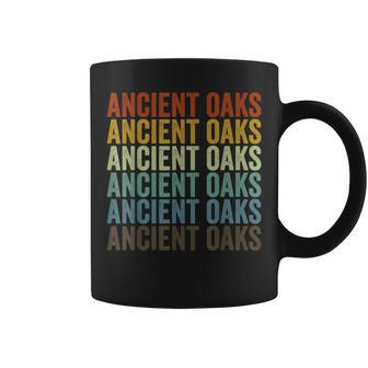Ancient Oaks City Retro Coffee Mug | Mazezy