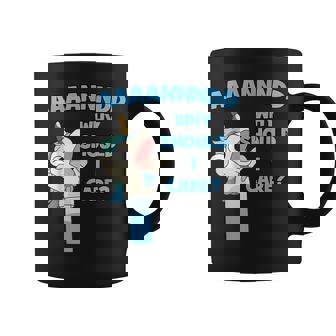 Anddd Why Should I Care Funny Unicorn Sarcastic Coffee Mug | Seseable CA