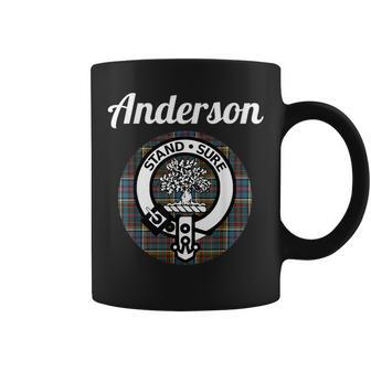 Anderson Clan Scottish Name Coat Of Arms Tartan Anderson Funny Gifts Coffee Mug | Mazezy