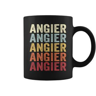 Angier North Carolina Angier Nc Retro Vintage Text Coffee Mug | Mazezy