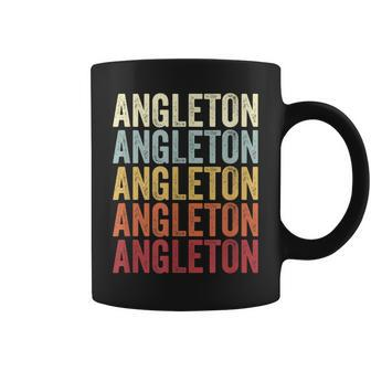 Angleton Texas Angleton Tx Retro Vintage Text Coffee Mug | Mazezy