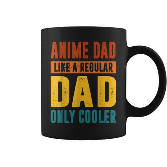 Anime Fathers Birthday Anime Dad Only Cooler Funny Vintage Gift For Women Coffee Mug | Mazezy