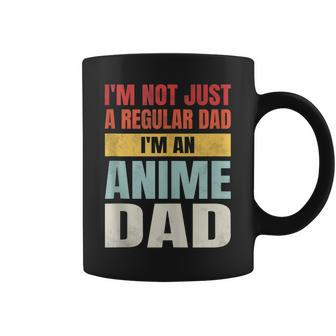 Anime Fathers Birthday Im An Anime Dad Funny Retro Vintage Gift For Women Coffee Mug | Mazezy