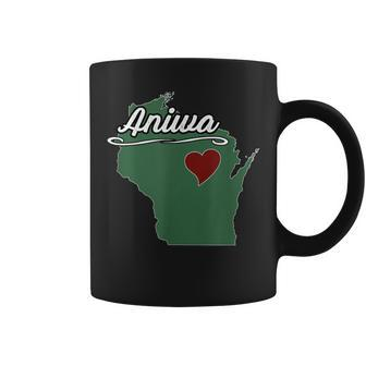 Aniwa Wisconsin Wi Usa City State Souvenir Coffee Mug | Mazezy