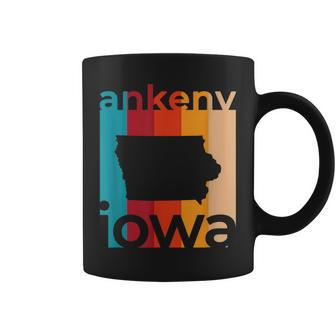 Ankeny Iowa Retro Cutout Ia Souvenir Coffee Mug | Mazezy