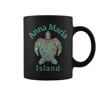 Anna Maria Island Tribal Turtle Coffee Mug | Mazezy