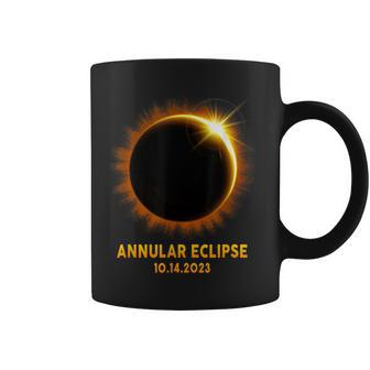 Annular Solar Eclipse 101423 America Annularity Celestial Coffee Mug | Mazezy