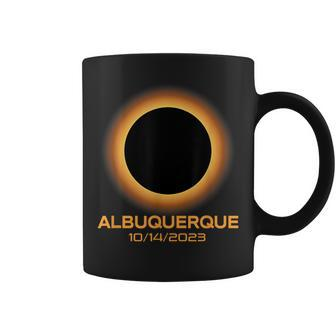 Annular Solar Eclipse 2023 Albuquerque New Mexico Astronomy Coffee Mug - Monsterry