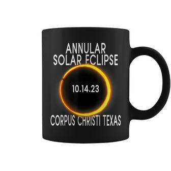 Annular Solar Eclipse 2023 Corpus Christi Texas Coffee Mug - Monsterry UK