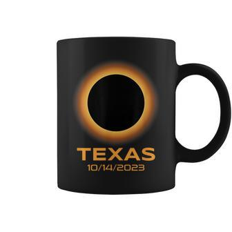 Annular Solar Eclipse October 2023 Texas Astronomy Coffee Mug - Monsterry