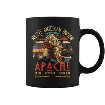 Apache Native American Indian Pride Indigenous Tribe Coffee Mug | Mazezy