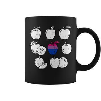 Apple Picking Bisexual Lgbt-Q Retro Gay Pride Flag Fruit Coffee Mug | Mazezy