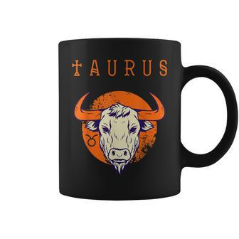 April May Taurus Astrological Sign Bull Zodiac Birthday Coffee Mug | Mazezy