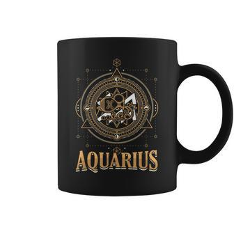 Aquarius Zodiac Sign Horoscope Astrology Birthday Star Coffee Mug | Mazezy DE