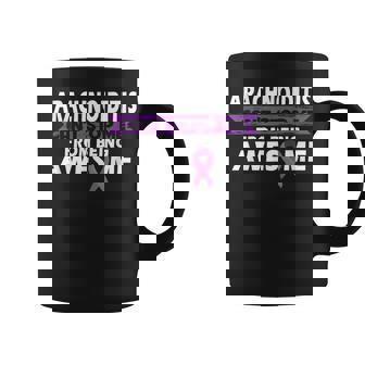 Arachnoiditis Awareness Warrior | Purple Ribbon Coffee Mug | Seseable CA