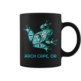 Arch Cape Or Frog Pacific Nw Native American Indian Coffee Mug | Mazezy